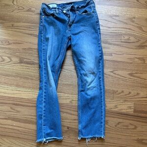 GAP Women's Straight Leg Jeans - Medium Blue Wash